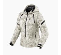 Rev'it Flare 3 H2O Ladies Motorcycle Textile Jacket Camo / Grey / White
