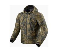 Revit Flare 3 H2O Motorcycle Motorbike Hooded Textile Jacket Camo Dark Green