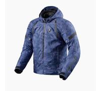 Rev'it Flare 3 H2O Motorcycle Motorbike Textile Jacket Camo / Blue