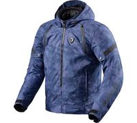 Rev'it Flare 3 H2O Textile Waterproof Motorcycle Jacket - Camo Blue
