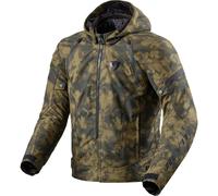 Rev'it Flare 3 H2O Textile Waterproof Motorcycle Jacket - Camo Dark Green