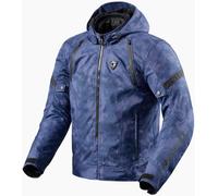 Revit Flare 3 H2O waterproof Motorcycle Textile Jacket, blue/camouflage, size M
