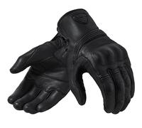 Rev'it Hawk Leather Gloves Motorbike Motorcycle Vintage Classic Black