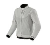 Rev'it Highcrest H2O Ladies Motorbike Motorcycle Textile Jacket Silver
