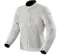 Revit Highcrest H2O waterproof Motorcycle Textile Jacket, silver, size XL for Men
