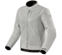 Revit Highcrest H2O waterproof Ladies Motorcycle Textile Jacket, silver, size 44 for Women