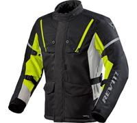 Revit Horizon 3 H20, textile jacket waterproof L Black/Neon-Yellow/Light Grey