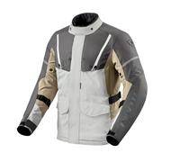 Revit Horizon 3 H2O Moto Motorcycle Motorbike Textile Jacket Grey / Sand