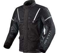 Revit Horizon 3 H2O Motorcycle Textile Jacket, black/white, size 3XL