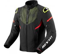 Rev'it Hyperspeed 2 H2O Textile Waterproof Motorcycle Jack - Black / Neon Yellow
