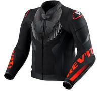 Revit Hyperspeed 3 Air, leather/textile jacket 50 Black/Neon-Red