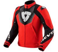 Revit Hyperspeed 3 H2O waterproof Motorcycle Textile Jacket, black-red, size S for Men