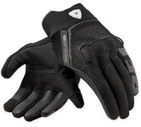 REV'IT! Motorcycle Gloves Hyperspeed 3 – Summer, Black, Men's Size M