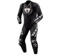 Revit Hyperspeed 3 perforated One Piece Motorcycle Leather Suit, black-white, size 54 for Men