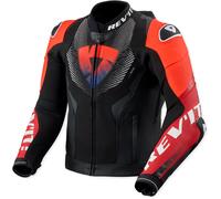 Revit Hyperspeed 3 Pro, leather/textile jacket 46 Black/Red