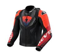 Revit Hyperspeed 3 Pro Moto Motorcycle Motorbike Leather Jacket Black / Red