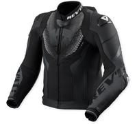 Revit Hyperspeed 3 Pro, leather/textile jacket 46 Black/Dark Grey