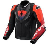 Revit Hyperspeed 3 Pro Motorcycle Leather Jacket, black/red, size 48