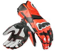 Revit Jerez 4 Motorcycle Gloves, black/neon red, size M