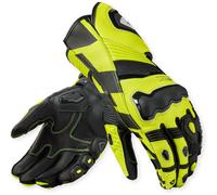 Revit Jerez 4 Motorcycle Gloves, black/neon yellow, size L