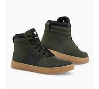 Rev'it Kick Motorcycle Motorbike Riding Shoes Dark Green / Brown