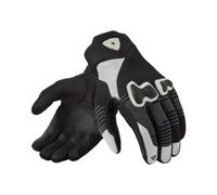 Revit Kinetic 2 Moto Motorcycle Motorbike Leather / Textile Gloves Black / White