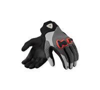 Revit Kinetic 2 Moto Motorcycle Motorbike Leather / Textile Gloves Grey / Red