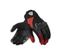 Revit Kinetic 2 Motorcycle Gloves Black/Red, Breathable, Light Protection