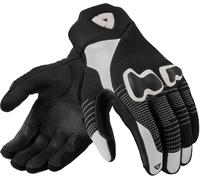 Revit Kinetic 2 Motorcycle Gloves, black/white, size XL