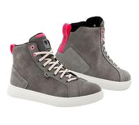 Rev'it Ladies Arrow Motorcycle Motorbike Leather Boots - Light Grey / White