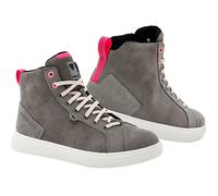 Rev'it Ladies Arrow Motorcycle Motorbike Leather Boots - Light Grey / White