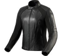 Rev'it Ladies Maci Soft Leather Motorcycle Motorbike Jacket - Black
