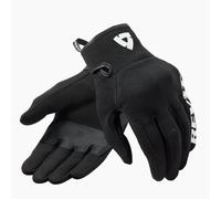 Rev'it Ladies Motorcycle Gloves Revit Access Black White Textile Summer