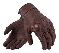 Rev'it Ladies New Heights Motorcycle Perforated Leather Gloves - Aubergine