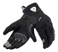 Rev'it Laides Womens Endo Textile Gloves Motorbike Motorcycle Black / White