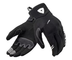 Rev'it Laides Womens Endo Textile Gloves Motorbike Motorcycle Black / White