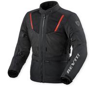 Revit Levante 2 H2O Motorcycle Textile Jacket, dark grey/black/red, size M