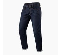 Rev'it Lewis Selvedge Tapered Fit Motorcycle Motorbike Denim Jeans Dark Blue