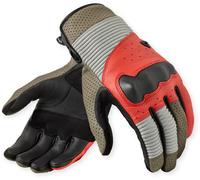 Revit Lewisville Motorcycle Gloves, red-beige, size 3XL for Men
