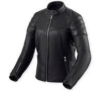 Revit London Ladies Motorcycle Leather Jacket, black, size 40