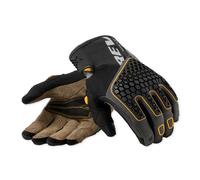 Rev'it Mangrove 2 Motorbike Motorcycle Gloves Black / Ocher Yellow
