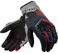 Revit Mangrove Motorcycle Gloves, black-grey-blue, size 2XL for Men