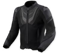 Rev'it Mantis 3 H2O Leather Motorbike Motorcycle Sports Jacket - Black