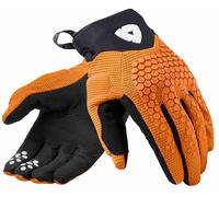 Revit Massif Motorcycle Gloves, orange, size S for Men