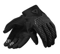 Rev'it Massif Motorcycle Motorbike Textile Gloves - Black
