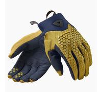 Rev'it Massif Motorcycle Motorbike Textile Gloves Ocher Yellow