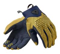Rev'it Massif Motorcycle Motorbike Textile Gloves - Ochre Yellow