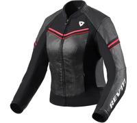 Revit Median Ladies Motorcycle Leather Jacket, black-pink, size 42 for Women
