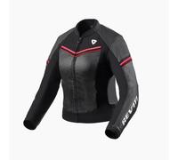 Rev'it Median Ladies Motorcycle Motorbike Leather Jacket Black / Pink