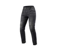 Revit Moto 2 Skiny Fit Ladies Moto Motorcycle Motorbike Jeans Dark Black Stone